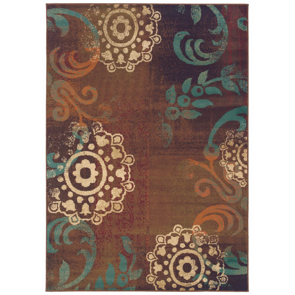 Oriental Weavers 2822A Emerson Brown 3.10 X  5. 5 Area Rug
